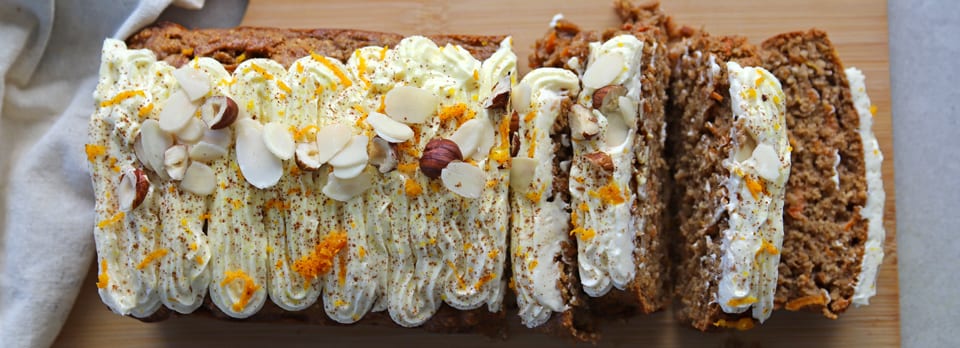 Collagen Carrot Cake with Whipped Frosting