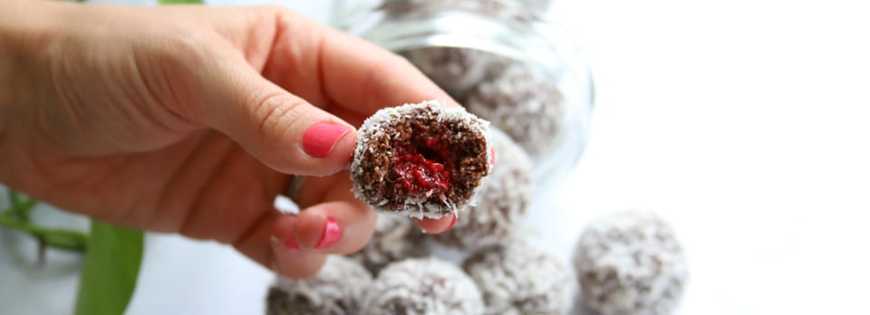 Choc-Noway Raspberry Bliss Balls