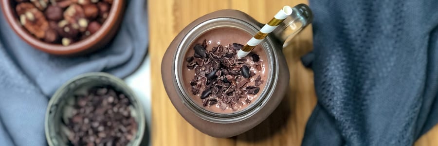 Choc-berry GutRight Protein Smoothie