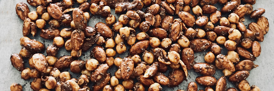 Cinnamon Chickpeas and Almonds