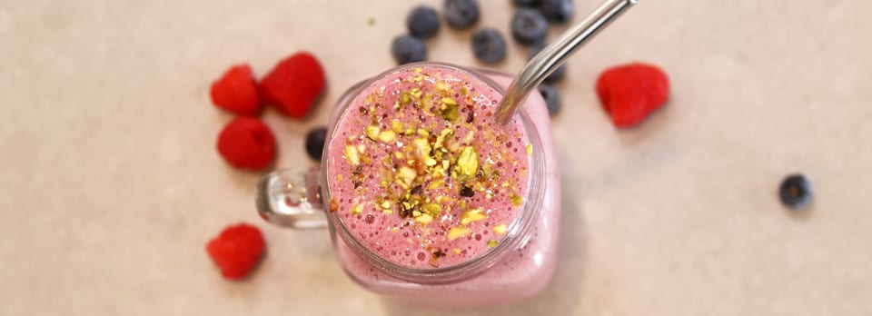 Summer Wild Berry And Watermelon Smoothie