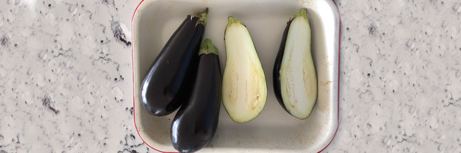 Roasted Aubergine in Tomato and Basil