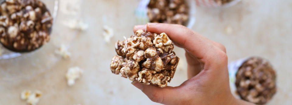 Hot Chocolate Popcorn Crackles