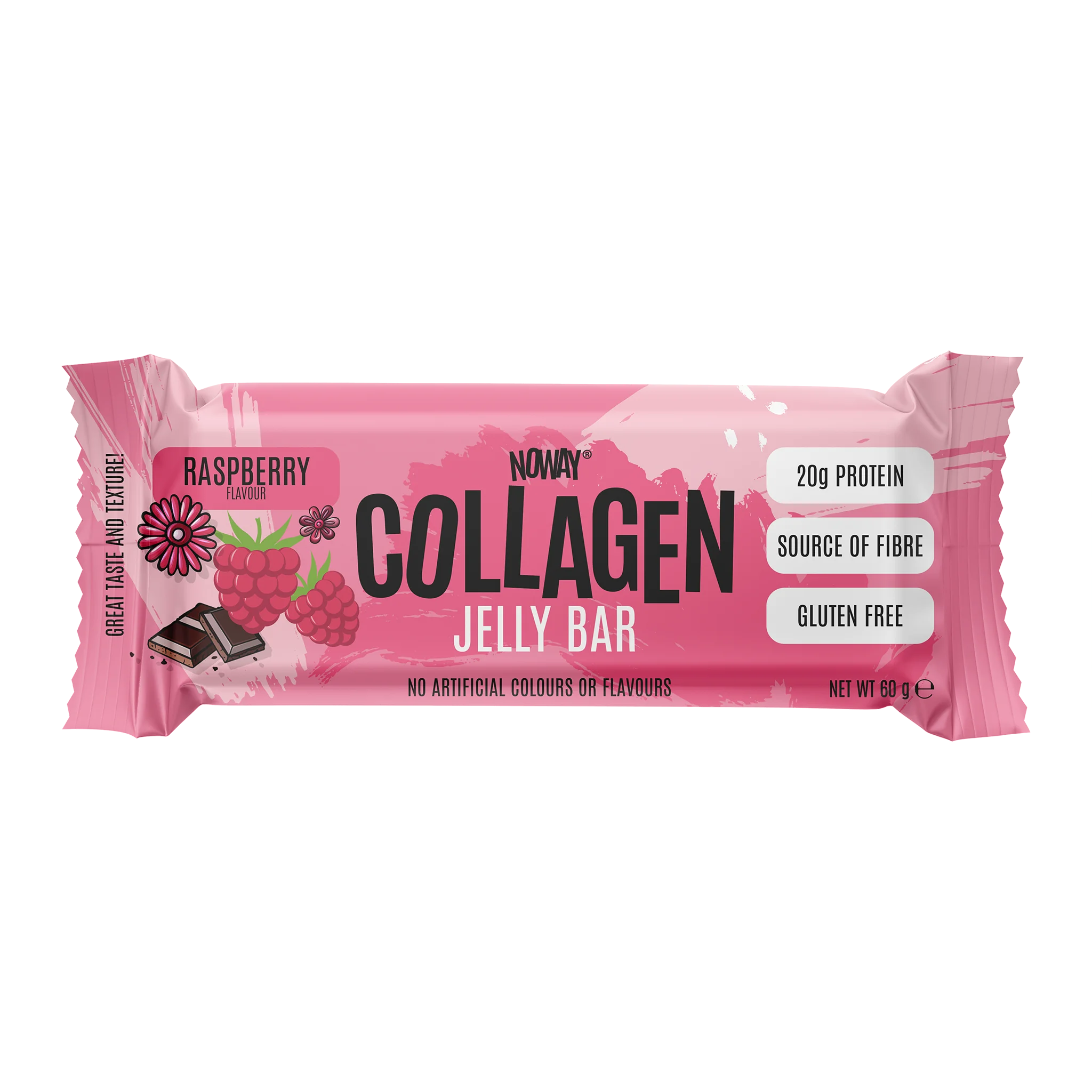 NOWAY Collagen Jelly Bar - Raspberry