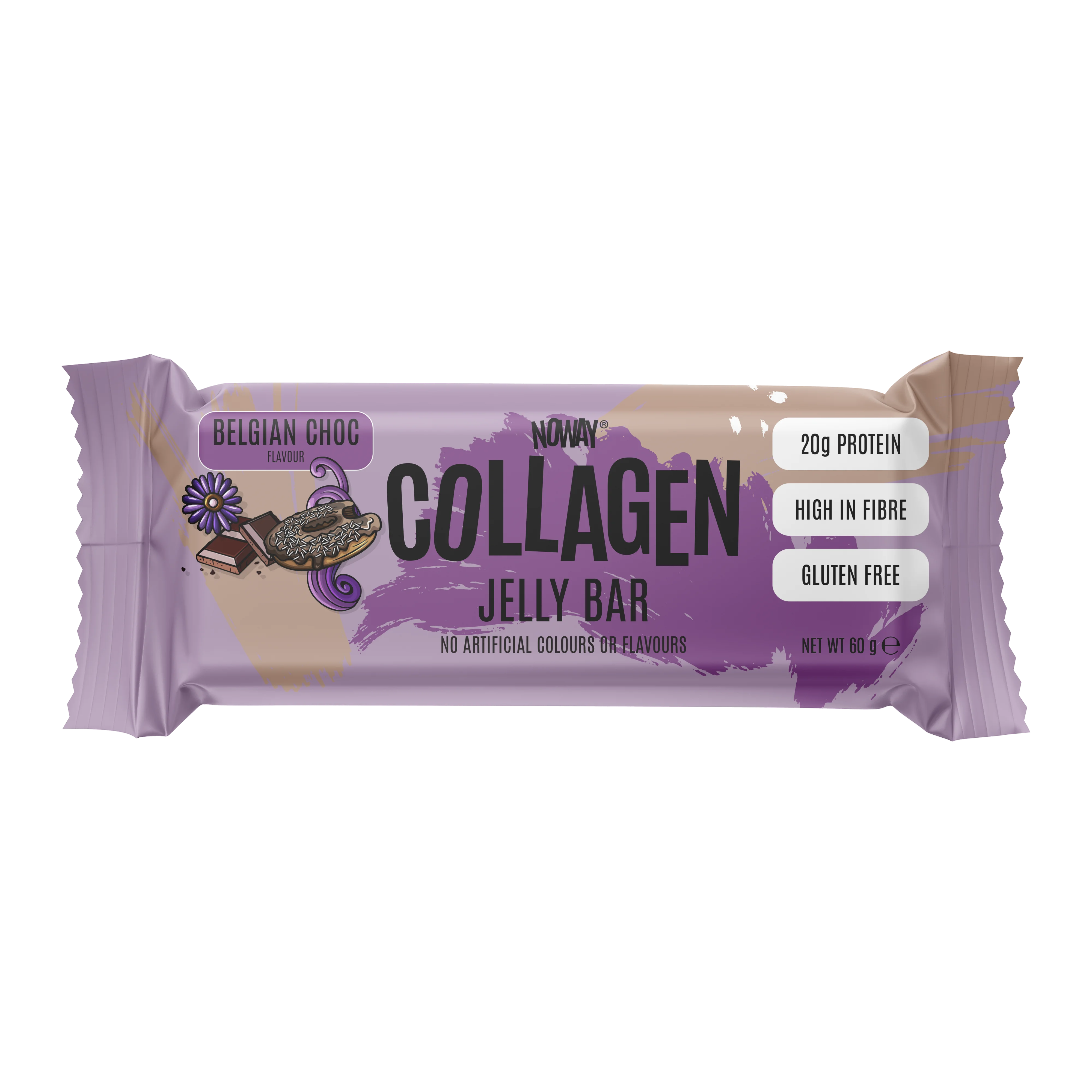 NOWAY Collagen Jelly Bar - Belgian Choc