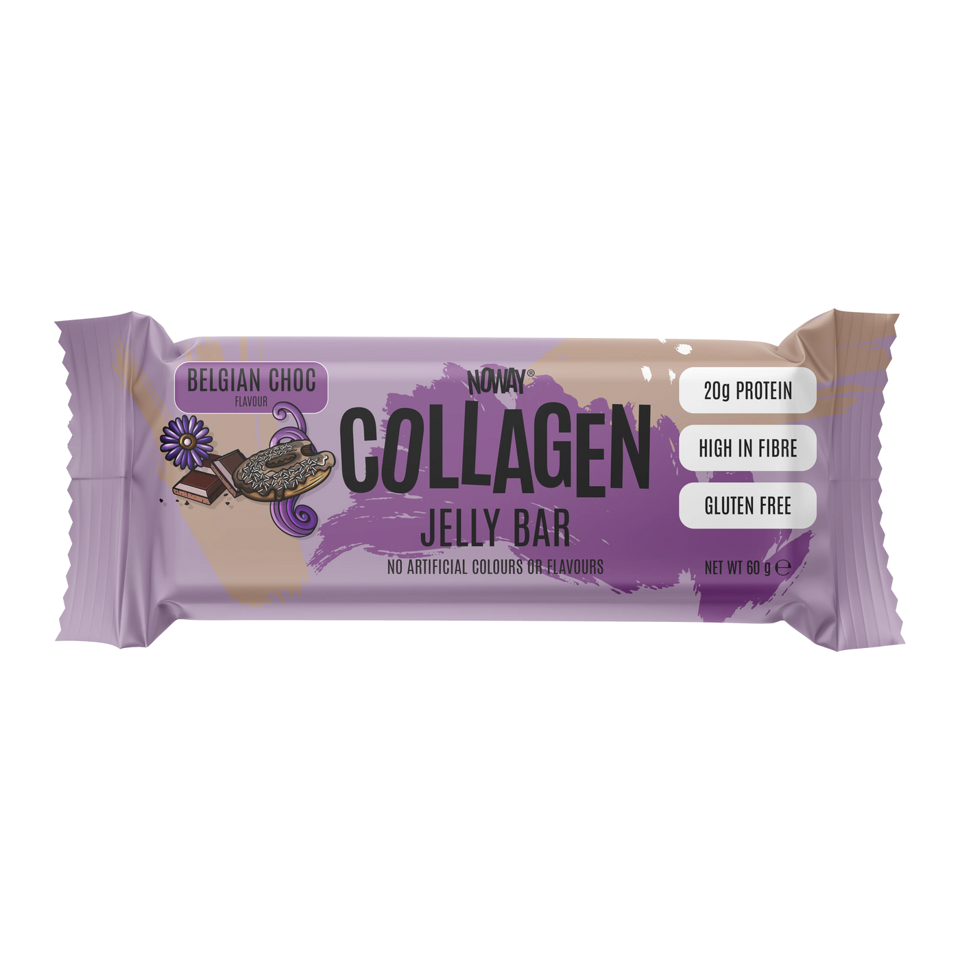 NOWAY Collagen Jelly Bar - Belgian Choc