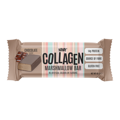 NOWAY Collagen Marshmallow Bar Box of 12 - Chocolate