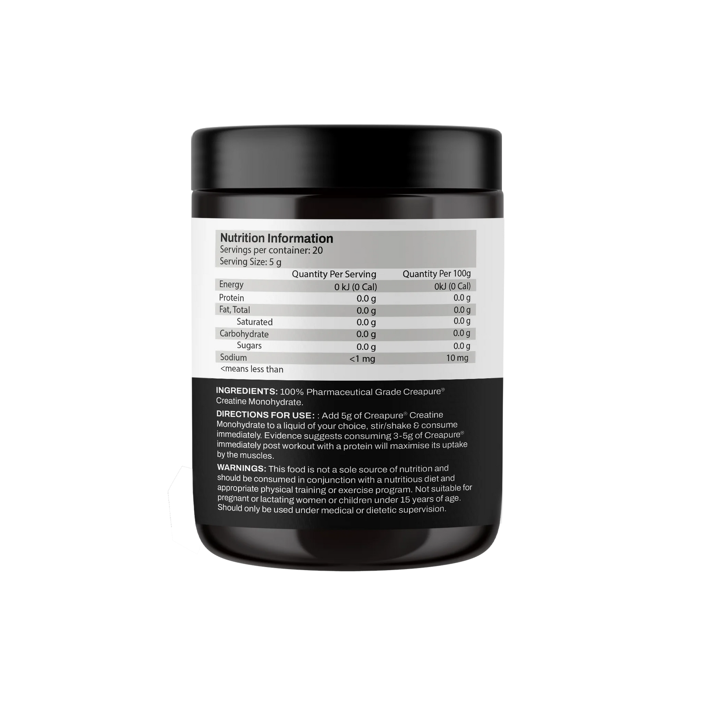 Creatine Monohydrate - 20 Serve