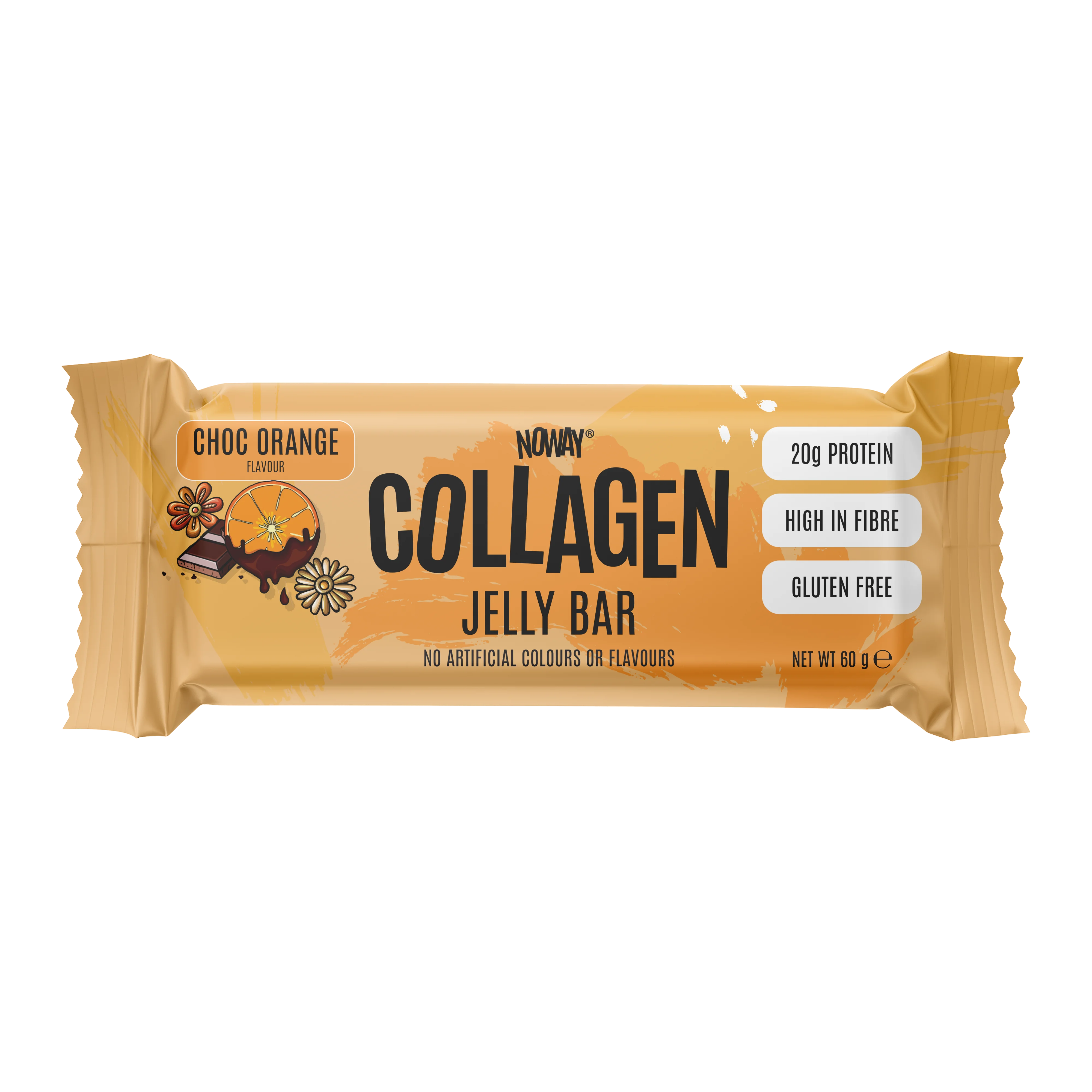 NOWAY Collagen Jelly Bar - Choc Orange