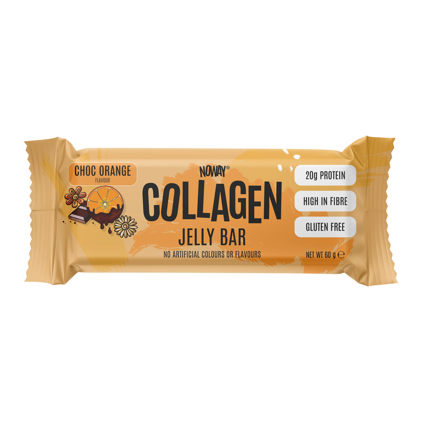 NOWAY Collagen Jelly Bar - Choc Orange