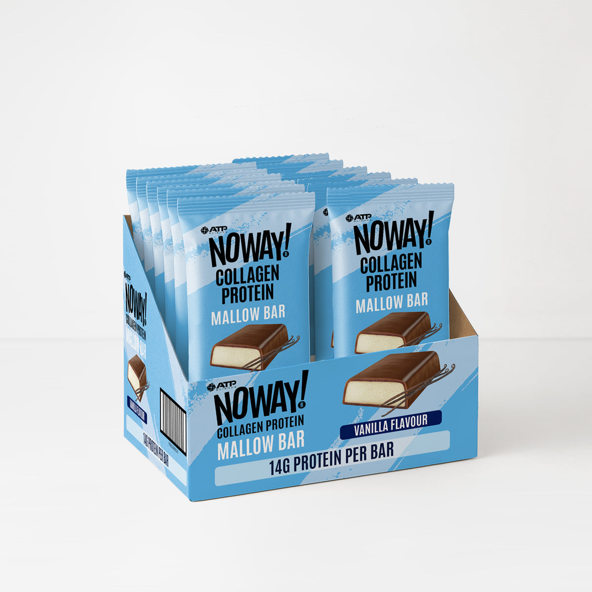 NOWAY Collagen Marshmallow Bar Box of 12 - Vanilla
