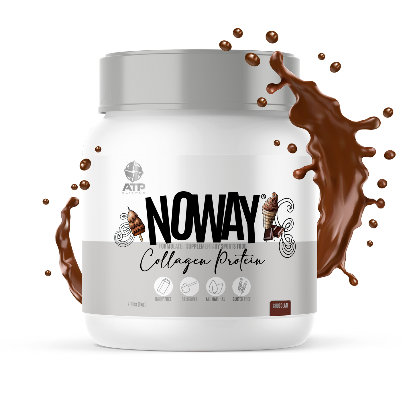 NOWAY Bodybalance Collagen Protein - 1kg Chocolate