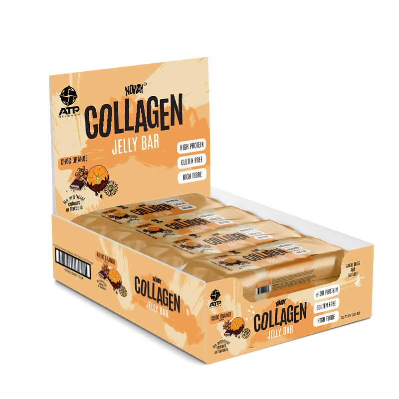 NOWAY Collagen Jelly Bar Box of 12 - Choc Orange