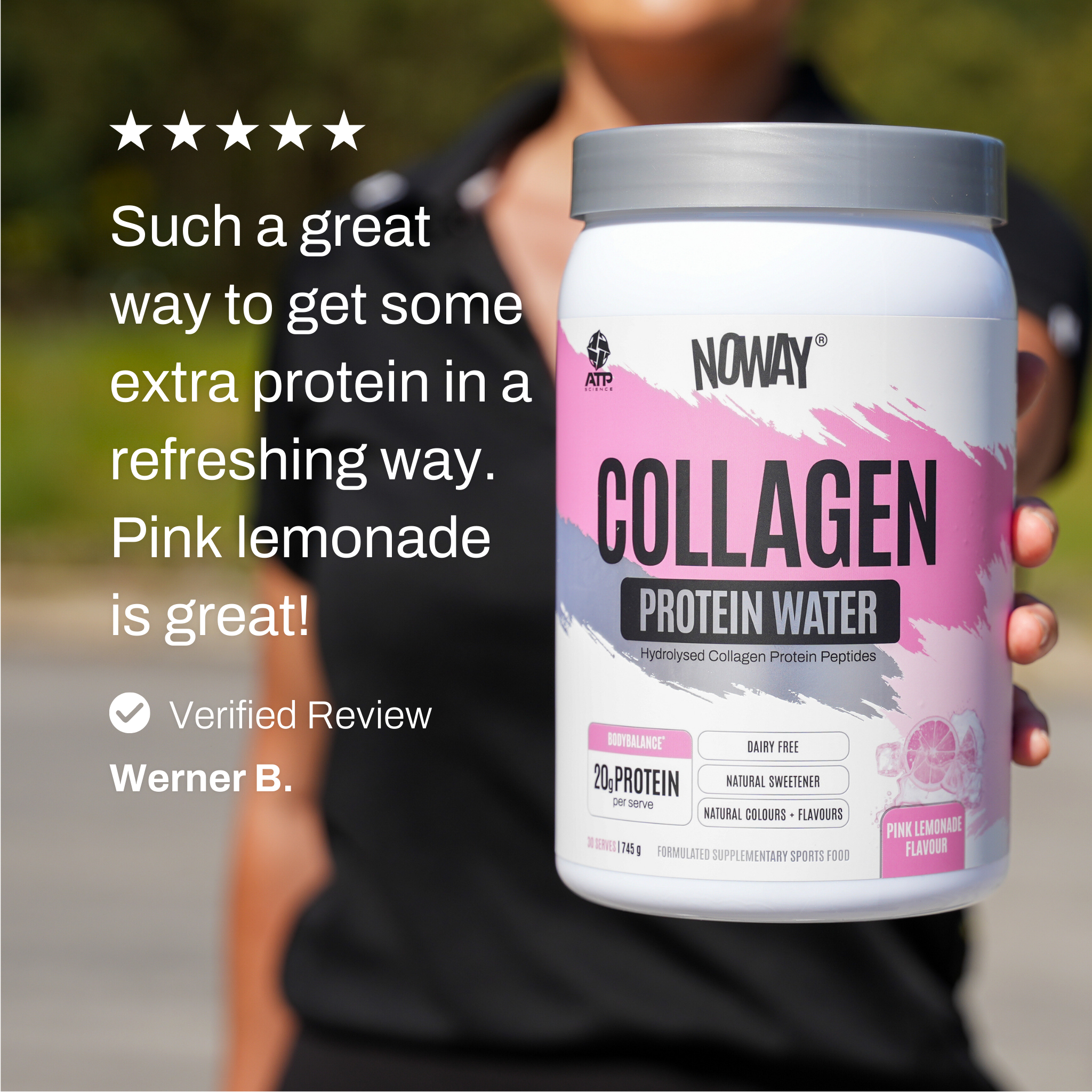 Noway Collagen Protein Water - Pink Lemonade