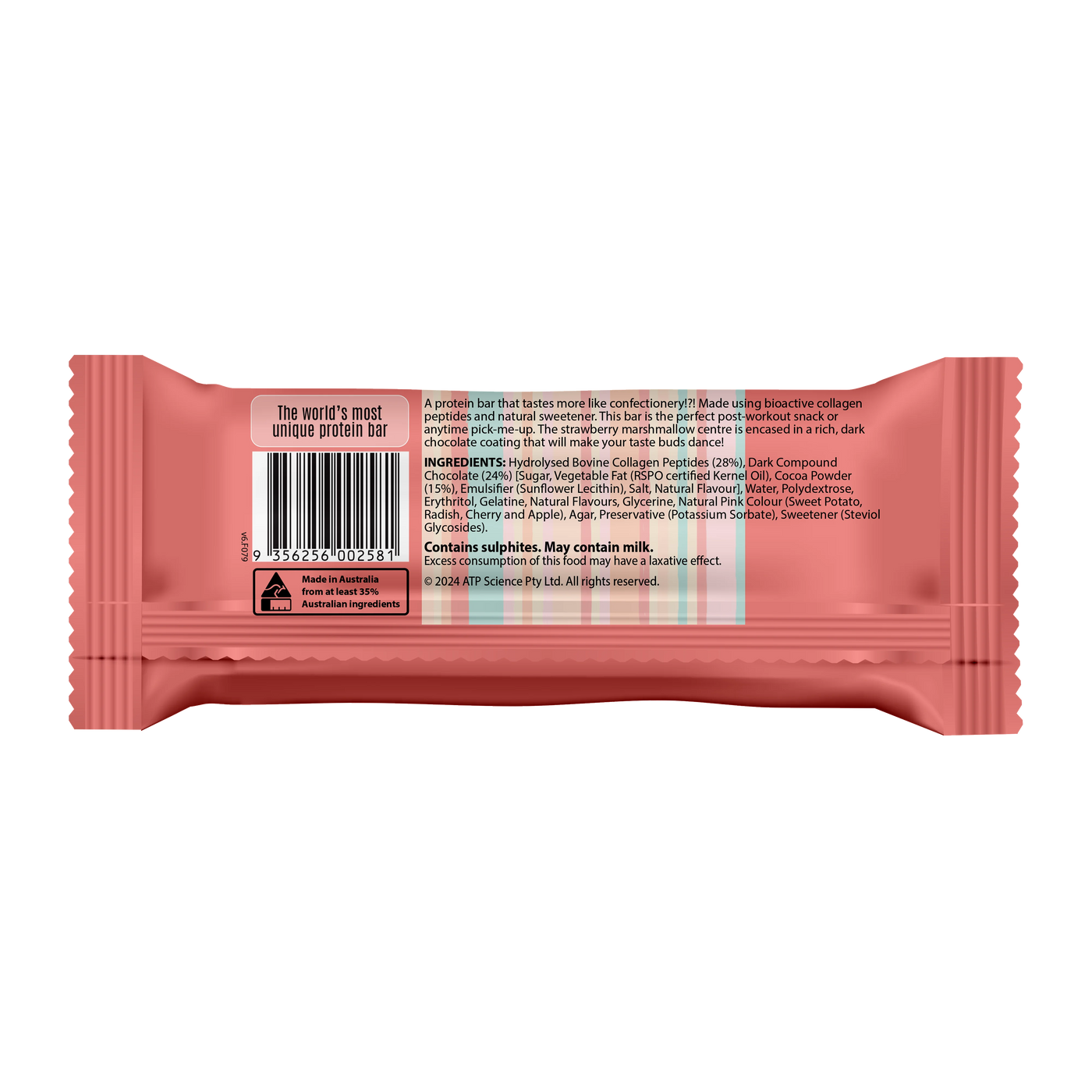 NOWAY Collagen Marshmallow Bar - Strawberry