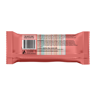 NOWAY Collagen Marshmallow Bar - Strawberry