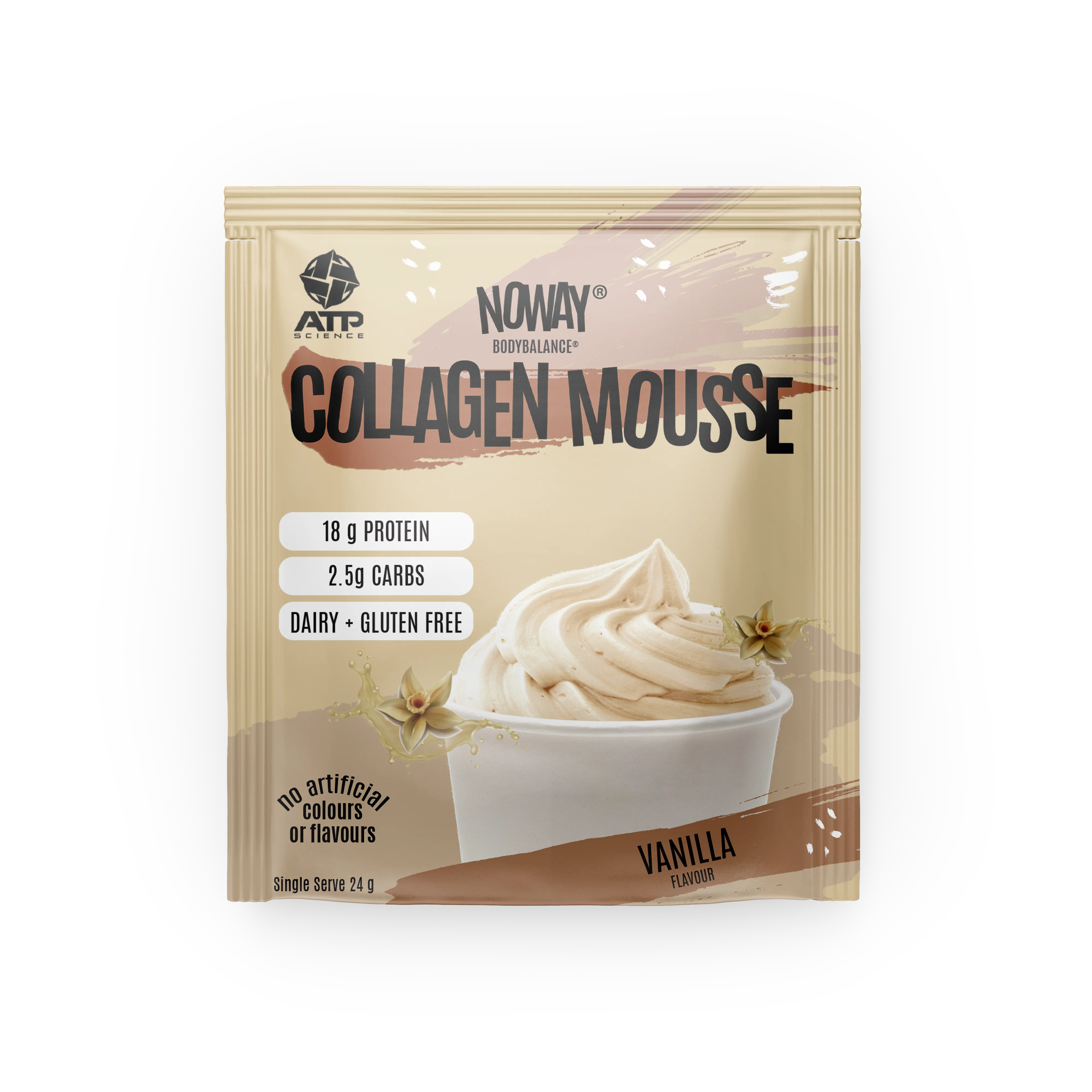 NOWAY Collagen Mousse Single Sachets - Vanilla