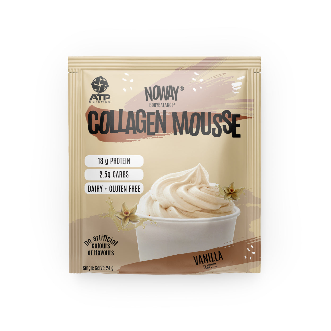 NOWAY Collagen Mousse Single Sachets - Vanilla