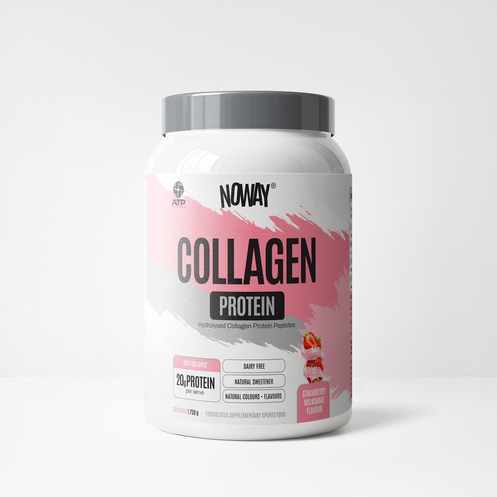 NOWAY Collagen Protein - Strawberry Milkshake