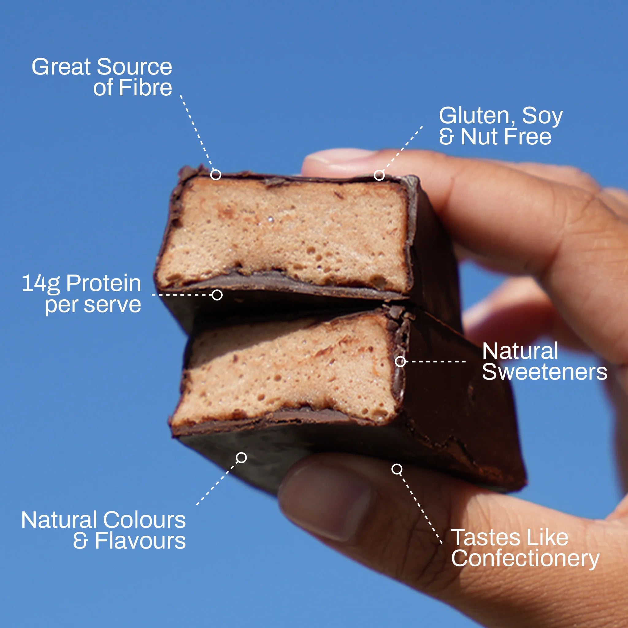 NOWAY Collagen Marshmallow Bar - Chocolate