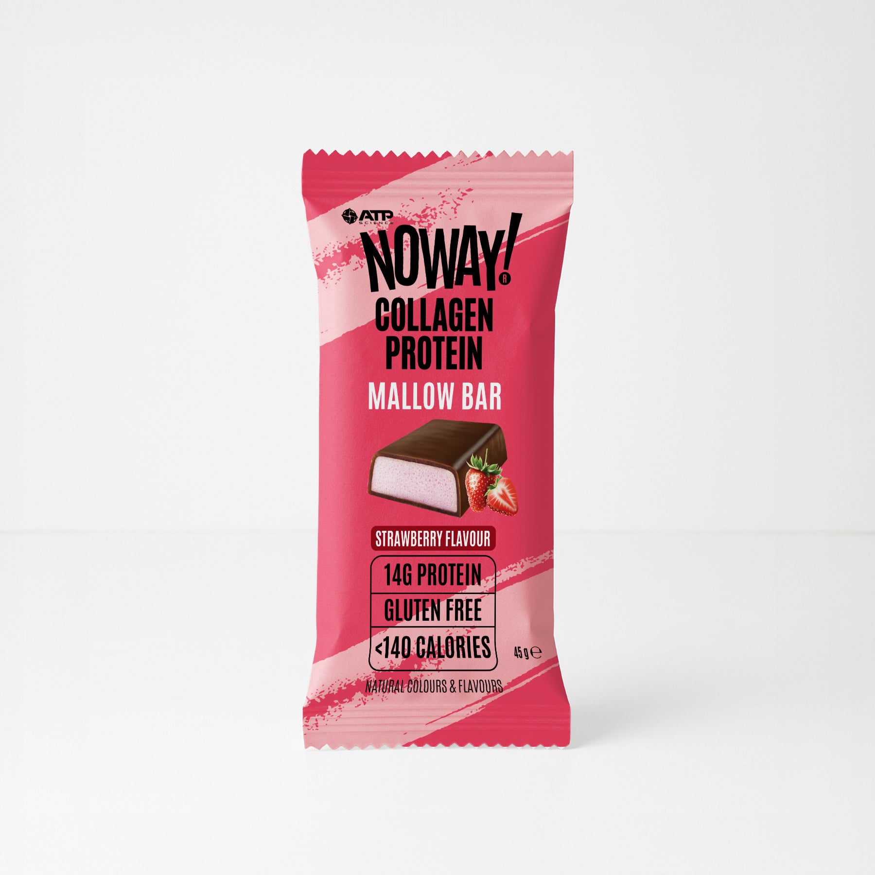 NOWAY Collagen Marshmallow Bar - Strawberry